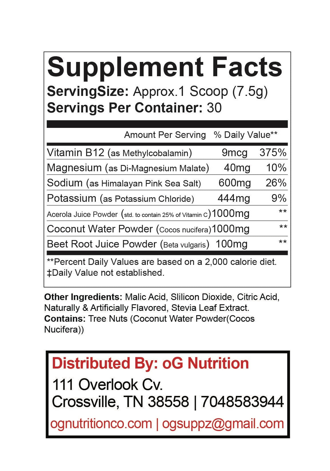 oG Revival - Blue Raspberry